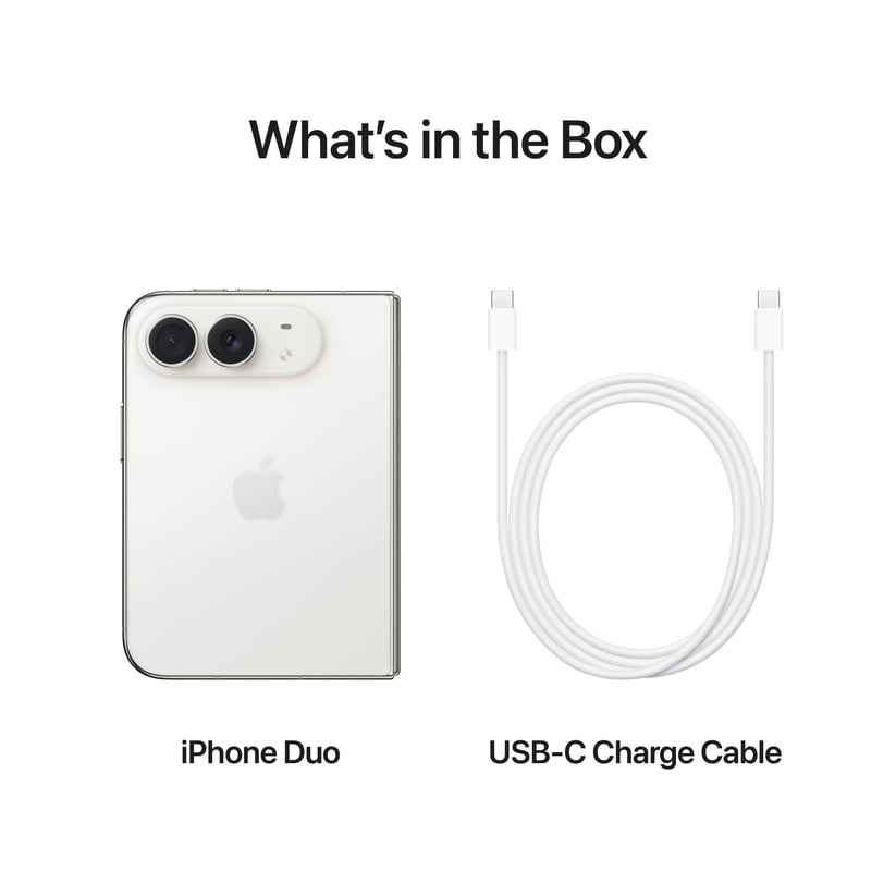 iPhone Duo Star White i USB-C kabel za punjenje