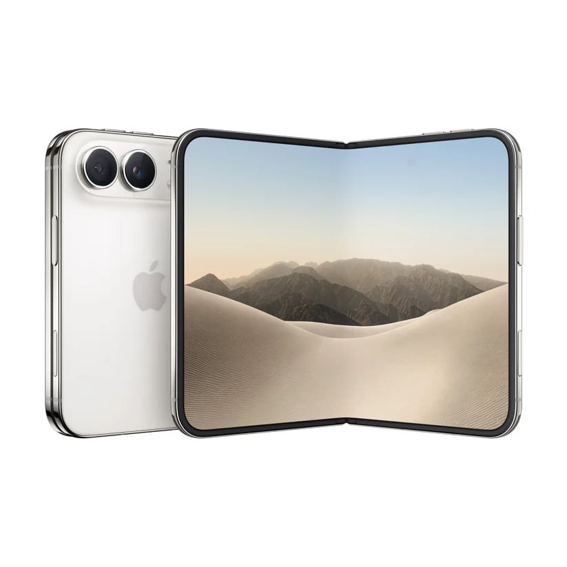 APPLE iPhone Duo Star White – otvoreni i preklopljeni dizajn