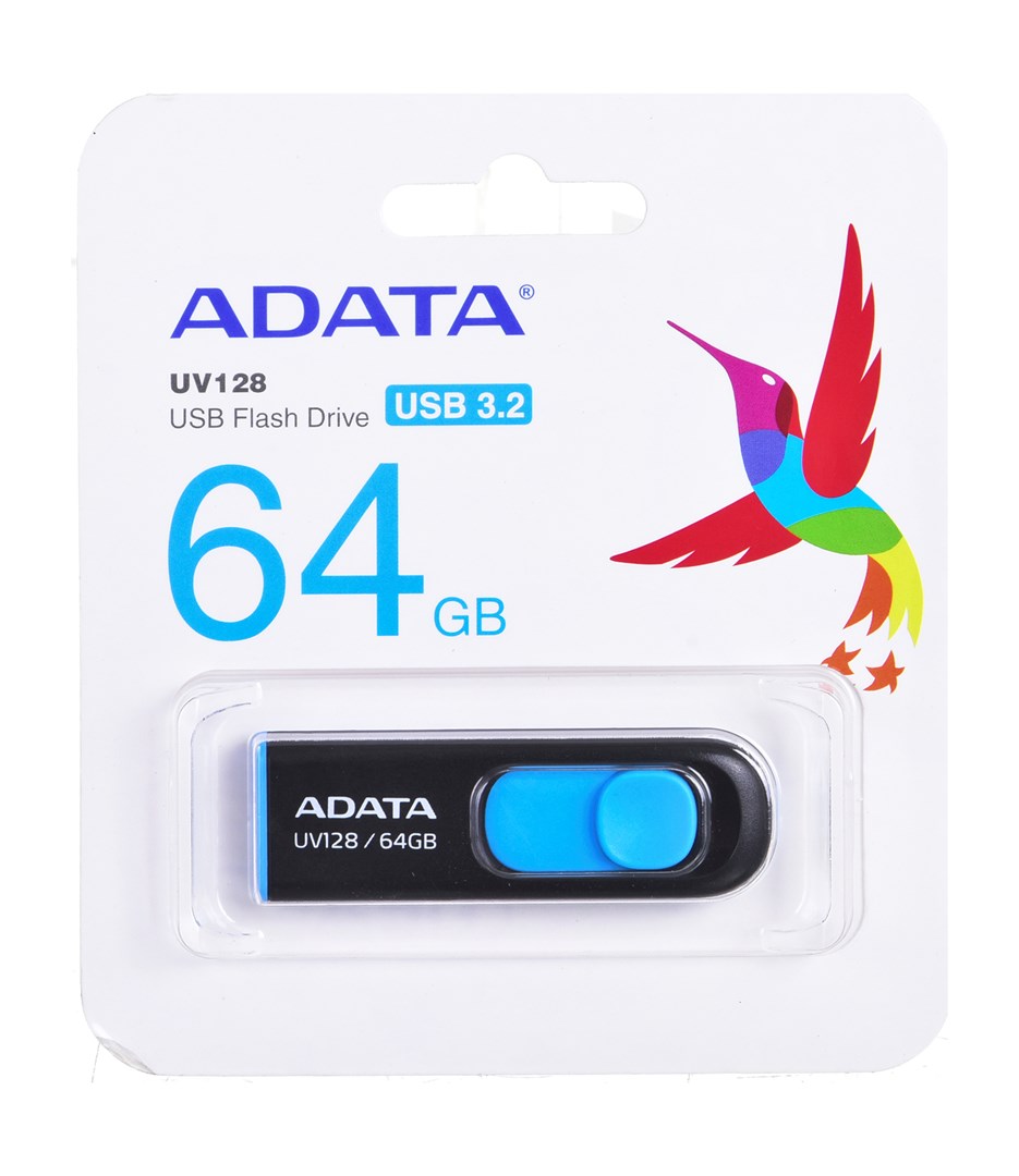 USB memorija Adata 64GB UV128 Blue AD | Ronis