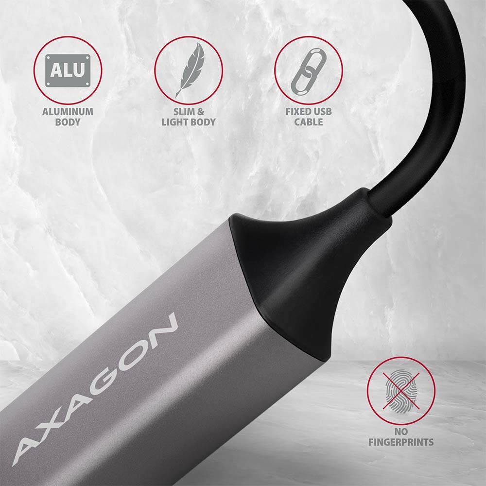 Adapter Axagon ADE-TR USB AM 3.2 -> Gigabit Ethernet | Ronis