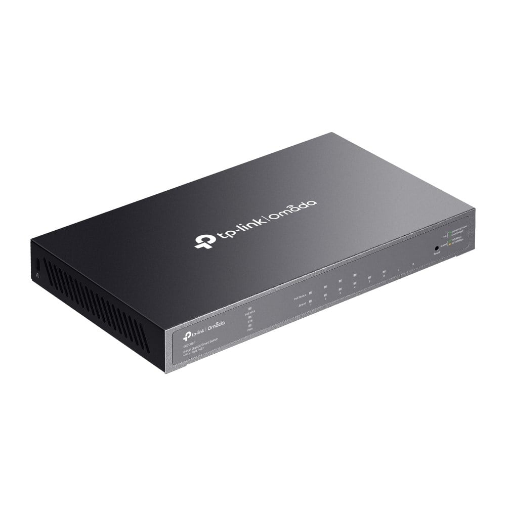 Preklopnik TP-LINK JetStream 8-port Gigabit Smart PoE+ 8×10/100/1000M ...