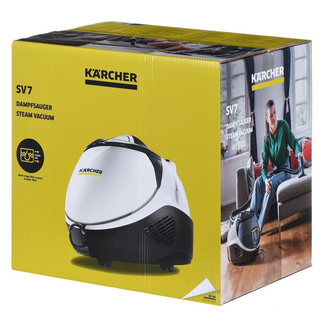 Roni Cleaner Kärcher SV 7 Cylinder steam cleaner 0.5 L 2200 W Black, Grey, White | Ronis