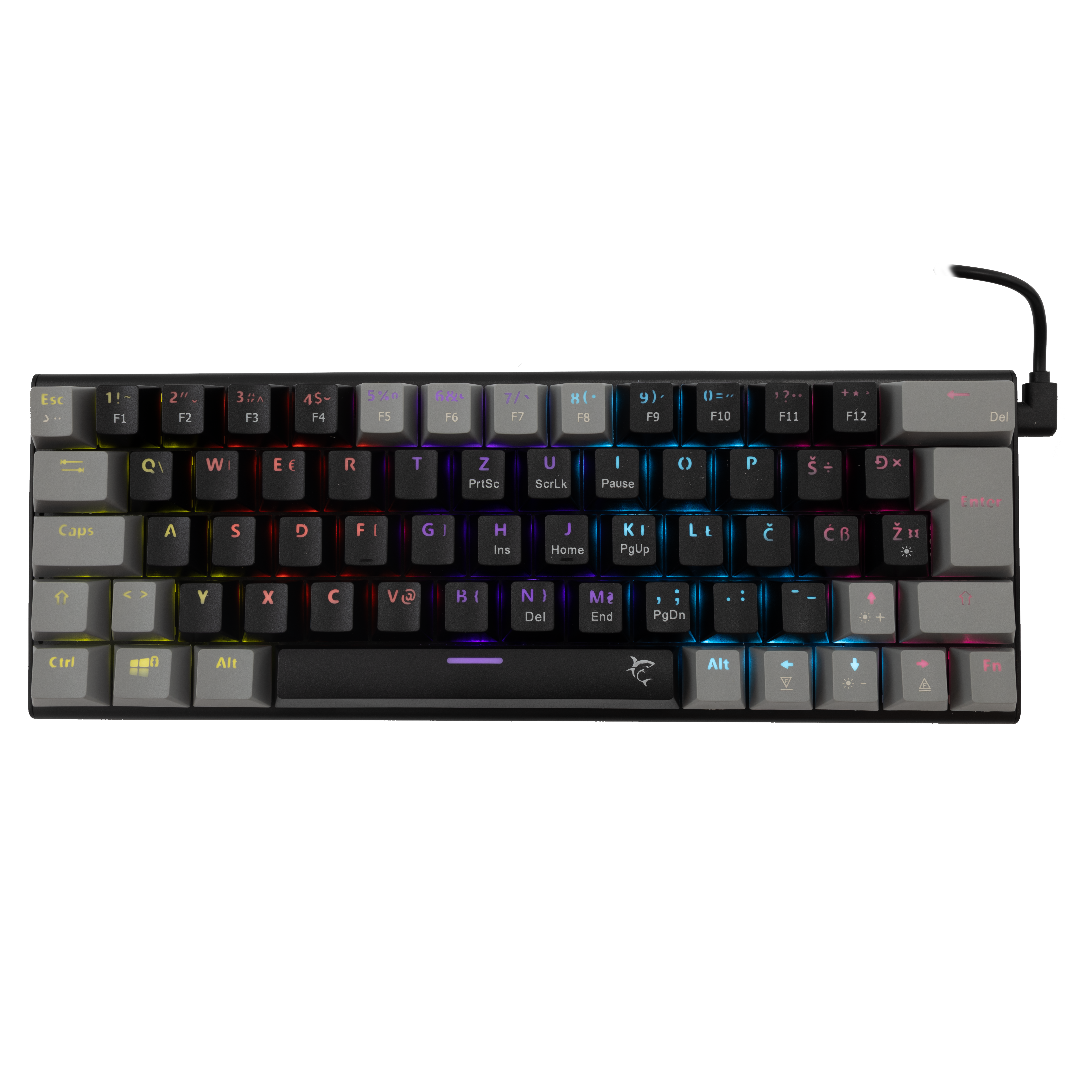 White Shark TIPKOVNICA GK-002122 WAKIZASHI / crno-siva HR-BLUE.SW | Ronis