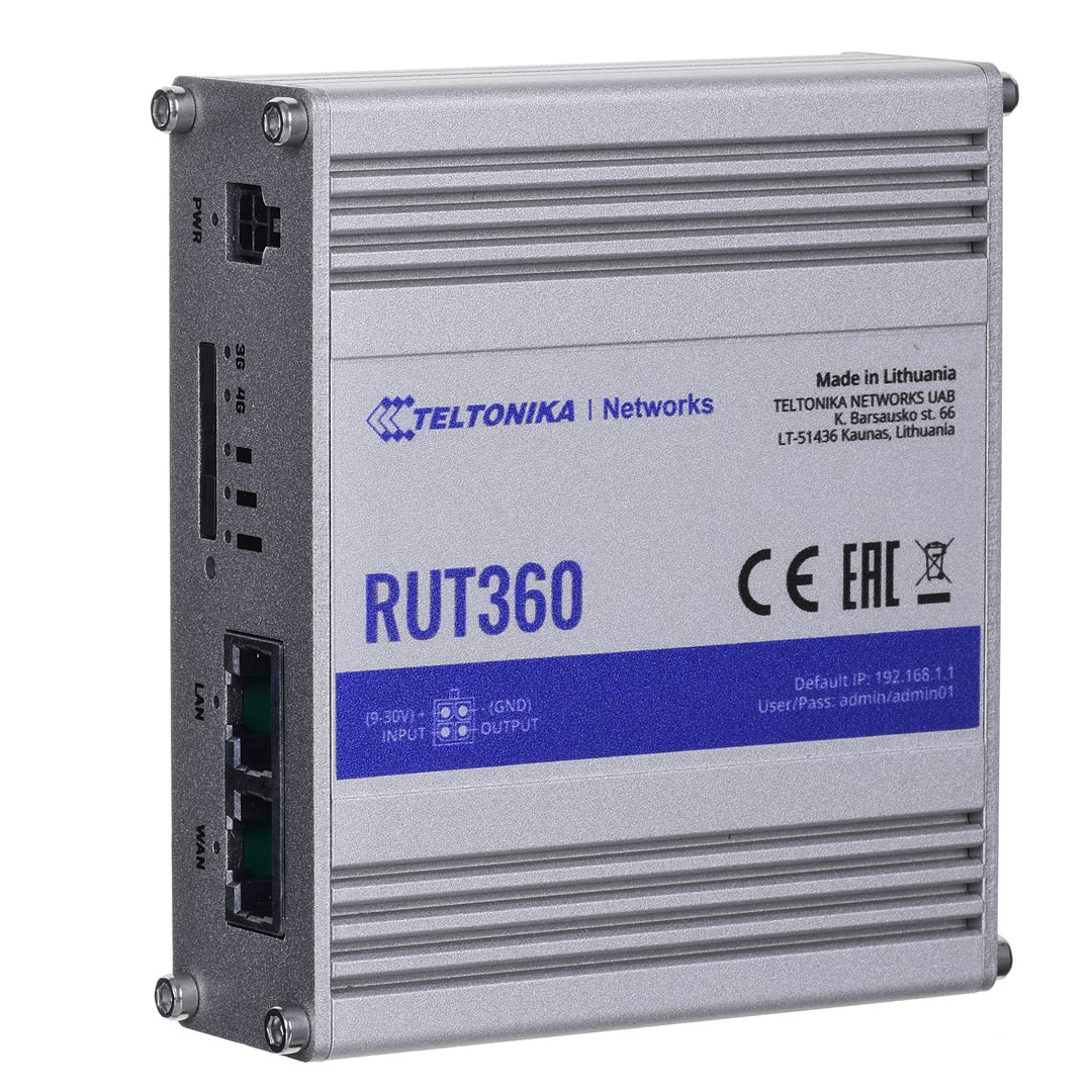 Router TELTONIKA industrijski LTE RUT360 | Ronis