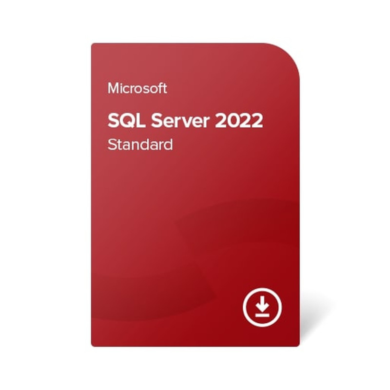 Microsoft SQL Server 2022 Standard (2 cores) ESD elektronička licenca ...