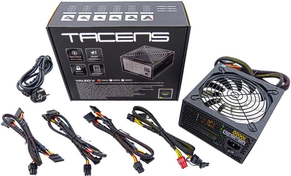 Tacens VALEO V 900M, ATX 3.1 Voeding 900W, 10 Jaar Garantie, 80Plus