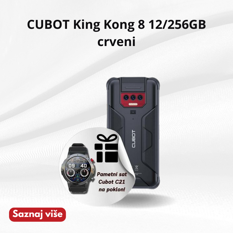 Cubot King Kong 8 + poklon Cubot C21 pametni sat! 🎁