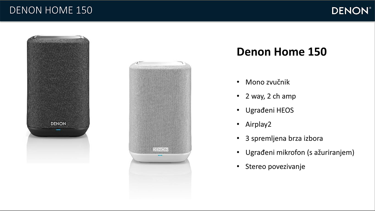 Pogledaj nove Denon Home All in One bežične zvučnike